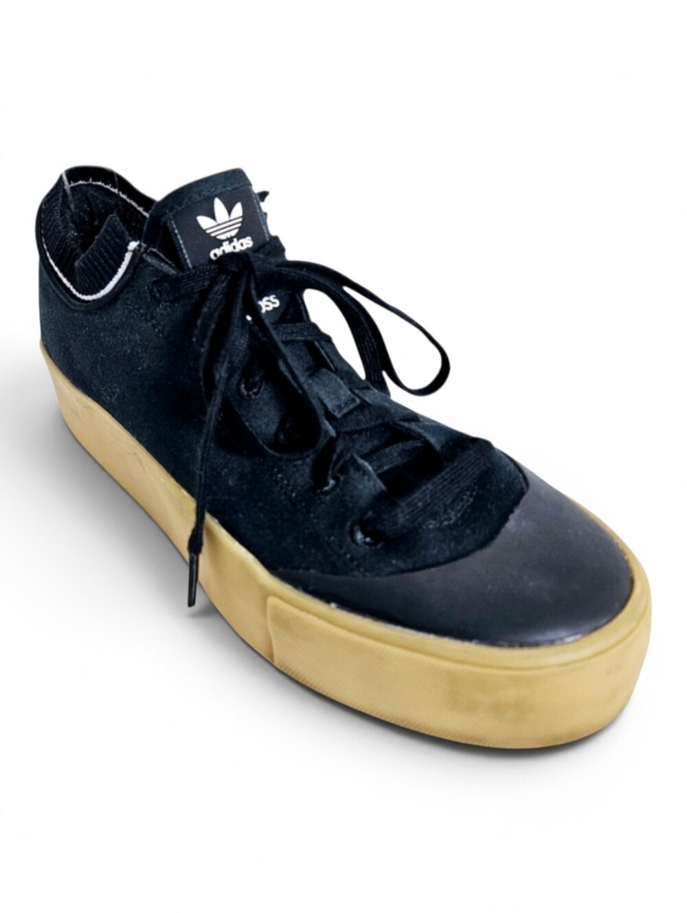 adidas x Karlie Kloss Trainer Sneakers Size 9 Platform Black Gum Athleisure